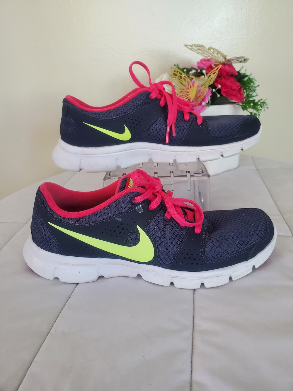 Nike Flex Experience Run Women's Navy Running Shoes Size 7.5